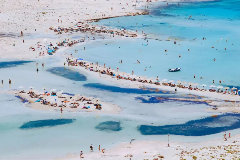 balos lagoon, crete