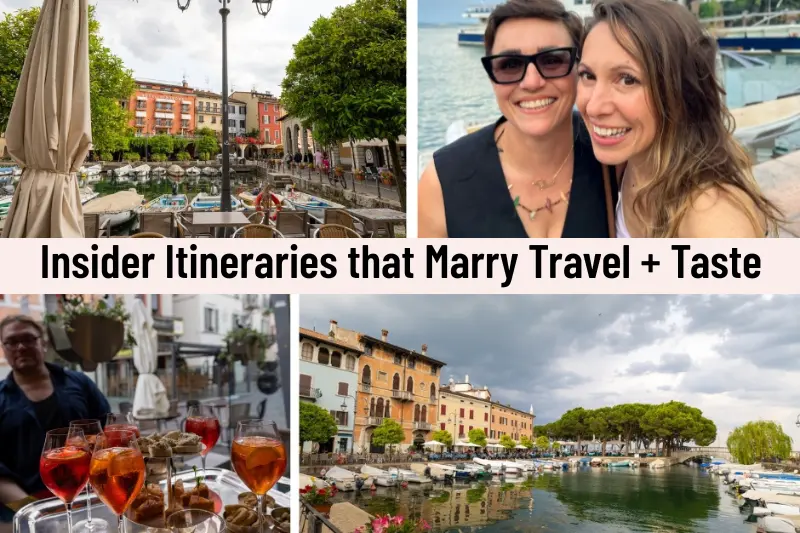 insider itineraries that marry travel + taste