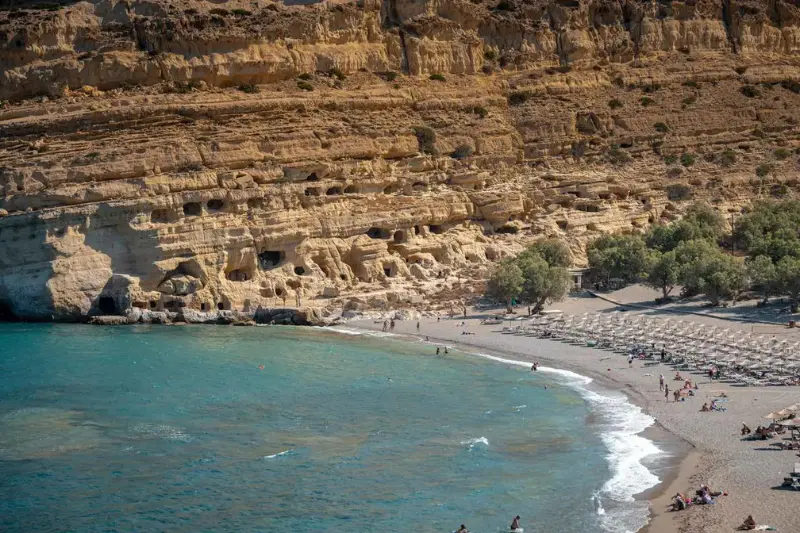 matala & kommos beach – bohemian spirit