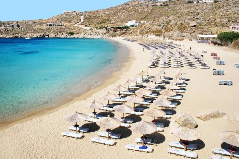 paradise beach, mykonos