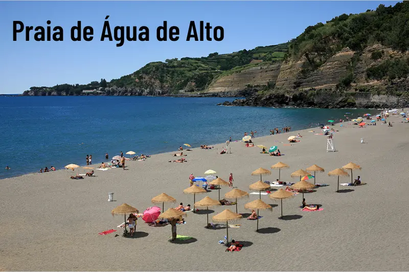 praia de agua de alto