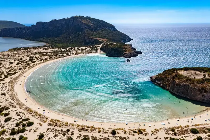 voidokilia beach, messinia