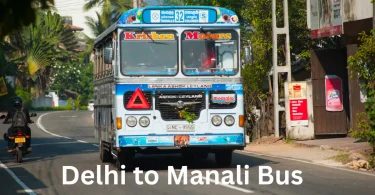 delhi to manali bus