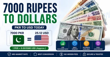 7000 rupees to dollars