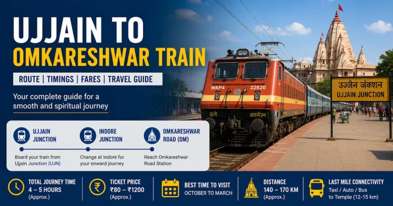 ujjain to omkareshwar train