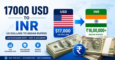 17000 usd to inr