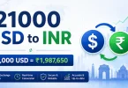 21000 usd to inr
