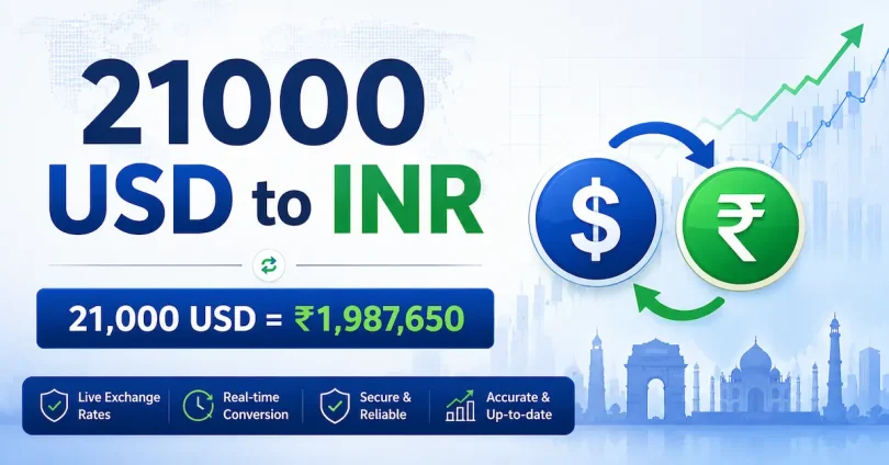 21000 usd to inr