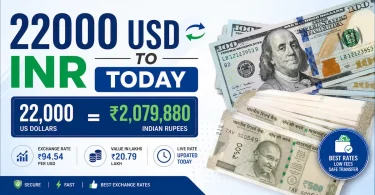 22000 usd to inr