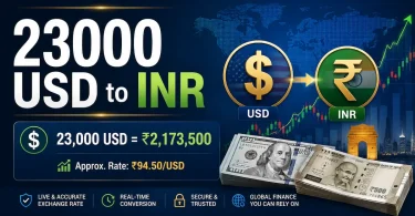 23000 usd to inr
