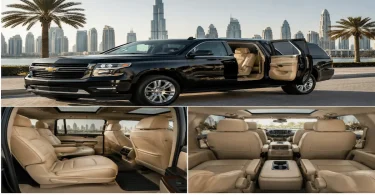 car with driver in dubai