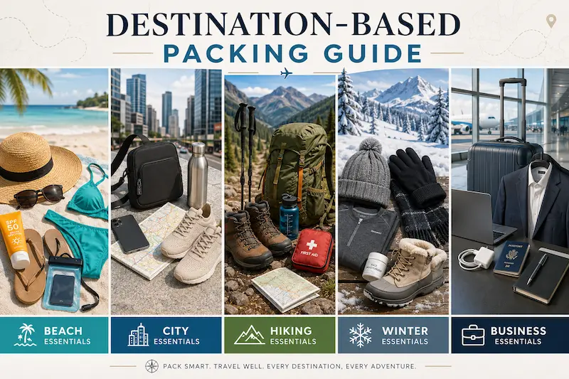 destination based packing guide