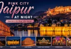 pink city jaipur at night